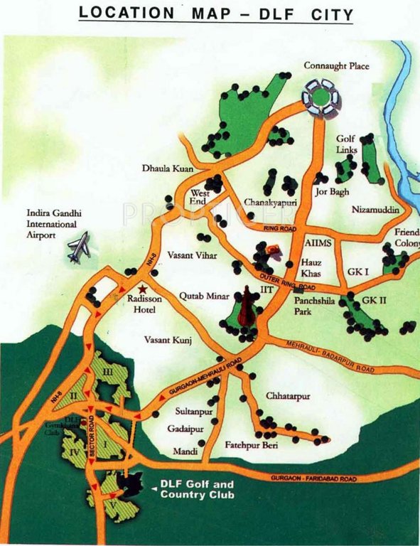 Images for Location Plan of DLF Carlton Estate