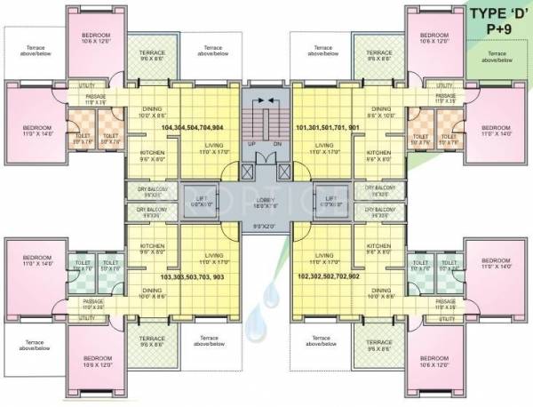 Images for Cluster Plan of Gayatri Builders Meghvarsha