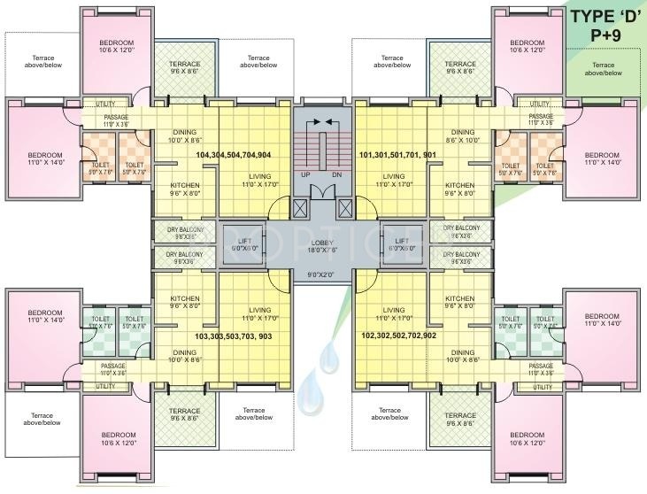Images for Cluster Plan of Gayatri Builders Meghvarsha
