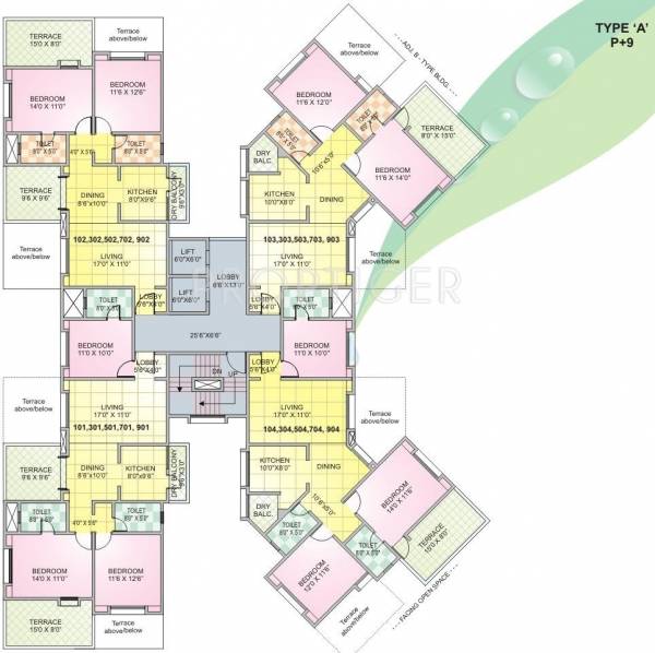 Images for Cluster Plan of Gayatri Builders Meghvarsha