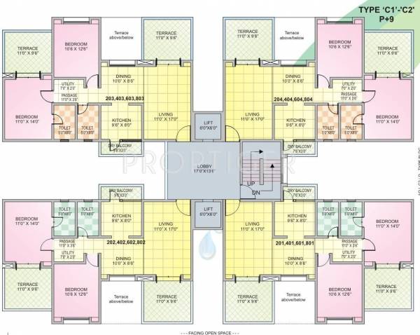 Images for Cluster Plan of Gayatri Builders Meghvarsha