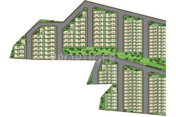 Layout Plan Radha Realty Mapletown Phase II Layout Plan