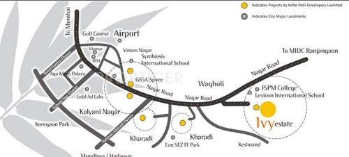  ivy-villa Images for Location Plan of Kolte Patil Ivy Villa