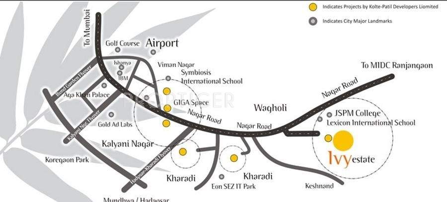 ivy villa Images for Location Plan of Kolte Patil Ivy Villa