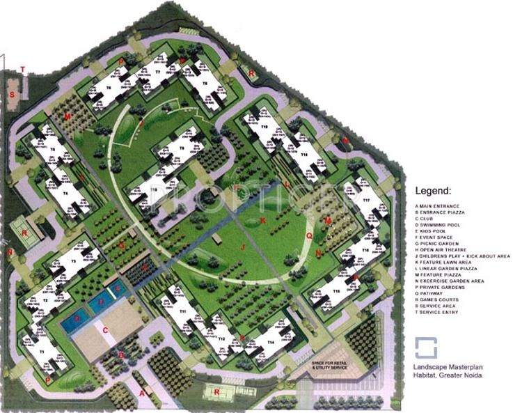 habitat Images for Layout Plan of Unitech Habitat