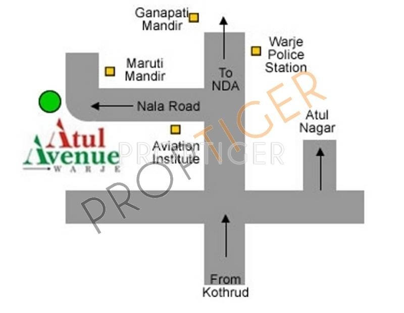 Multicon Developers Atul Avenue Location Plan
