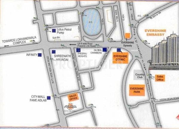 Images for Location Plan of Evershine Embassy embassy Images for Location Plan of Evershine Embassy