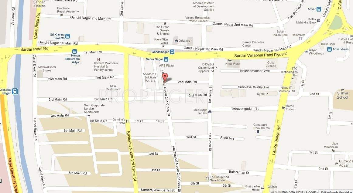 Images for Location Plan of Ramaniyam Real Estates Medhini