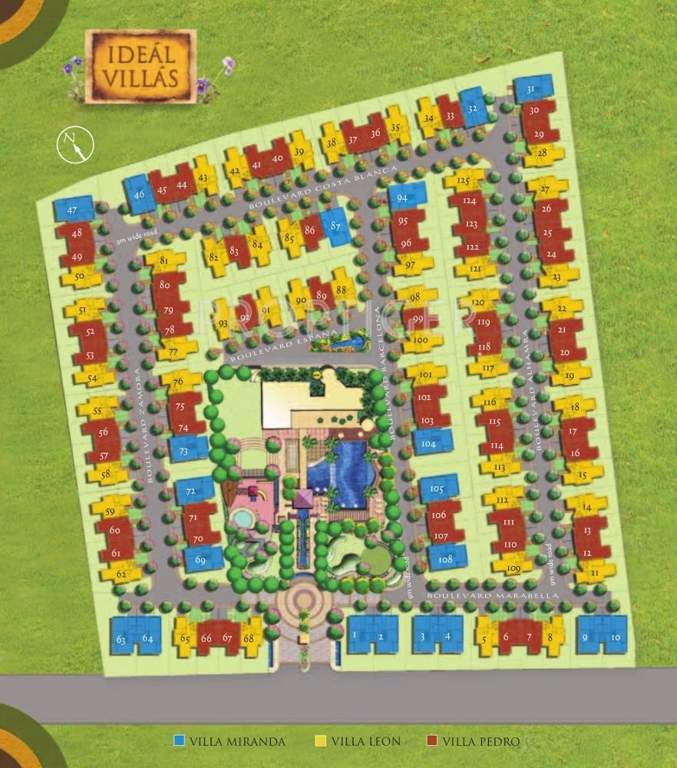  ideal villas Images for Master Plan of Ideal Ideal Villas