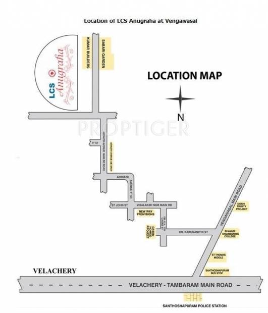 Images for Location Plan of LCS City Anugraha