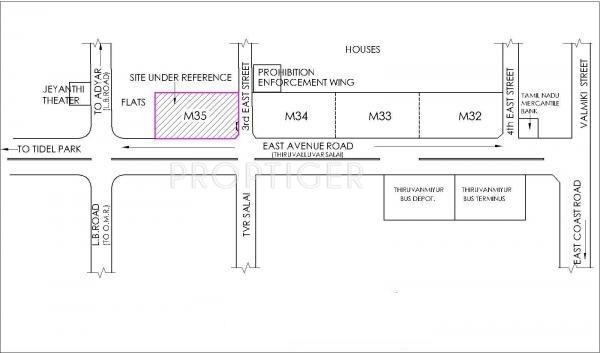 Images for Location Plan of Ramaniyam Real Estates Mahalakshmi M35