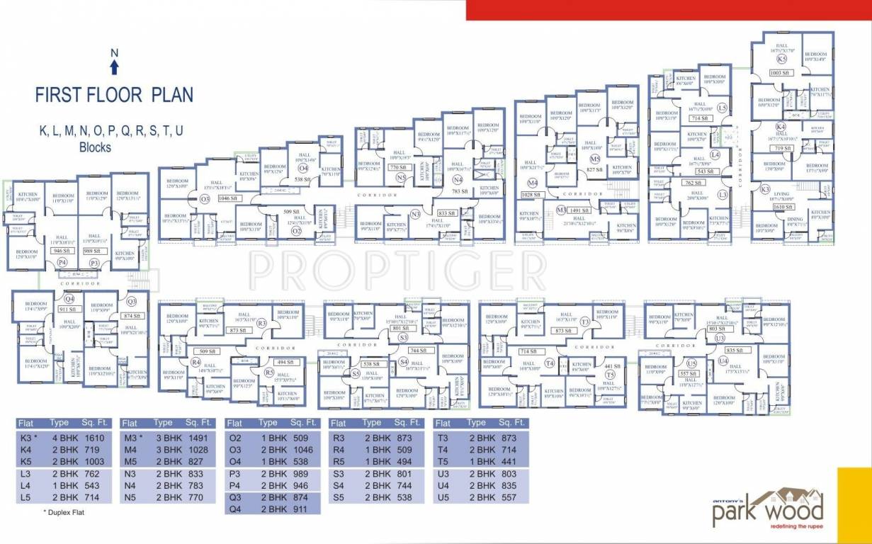 Images for Cluster Plan of Antony Associates Park Wood