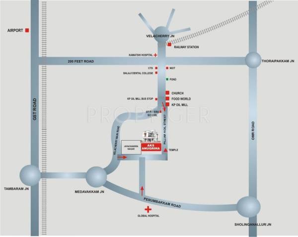 Images for Location Plan of Aks Housing Anugriha
