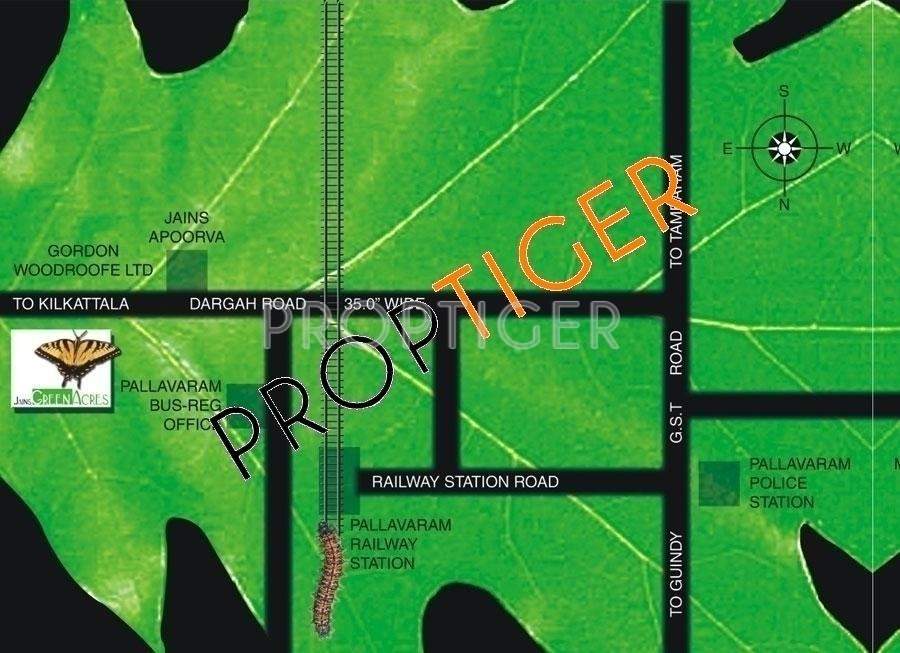  green acres Images for Location Plan of Jain Green Acres