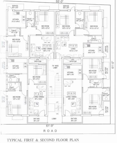 Images for Cluster Plan of Vasant Aalamaram Apartments