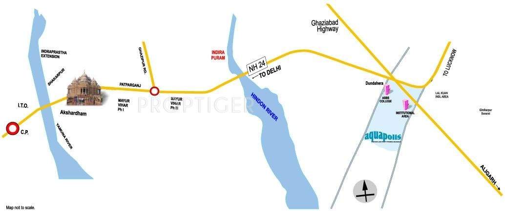 aquapolis Images for Location Plan of Ansal Aquapolis