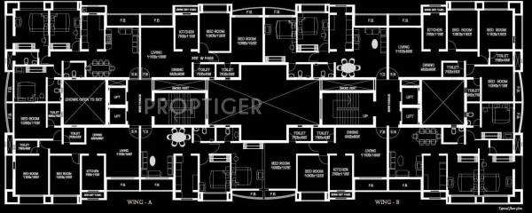 highland Single tower Cluster Plan