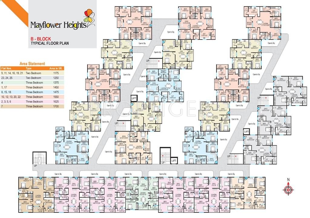 Images for Cluster Plan of Modi Mayflower Heights