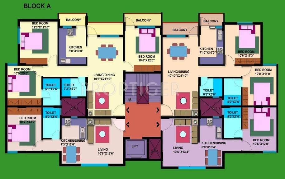 Images for Cluster Plan of JJC Builders Lake Vihar II