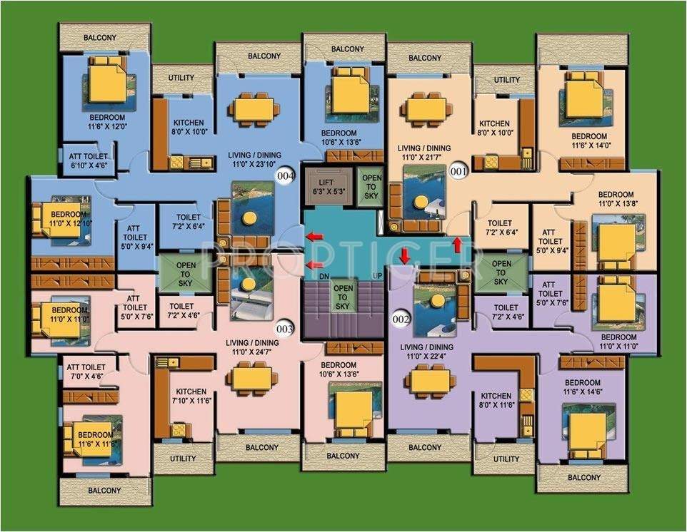 Images for Cluster Plan of JJC Builders Lake Vihar II