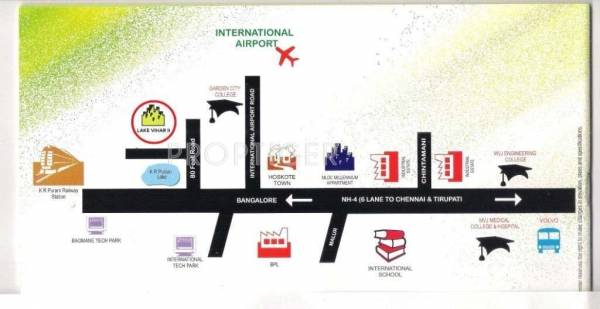 JJC Builders Lake Vihar II Location Plan