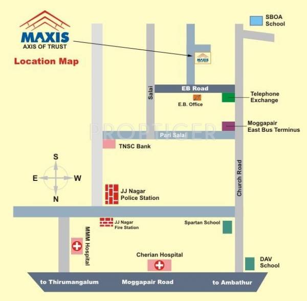 Images for Location Plan of Maxis Pranavam