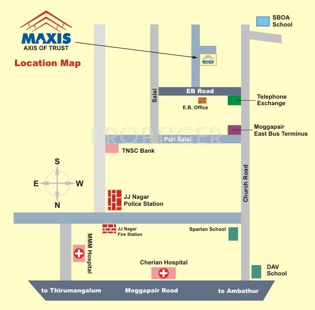 Images for Location Plan of Maxis Pranavam