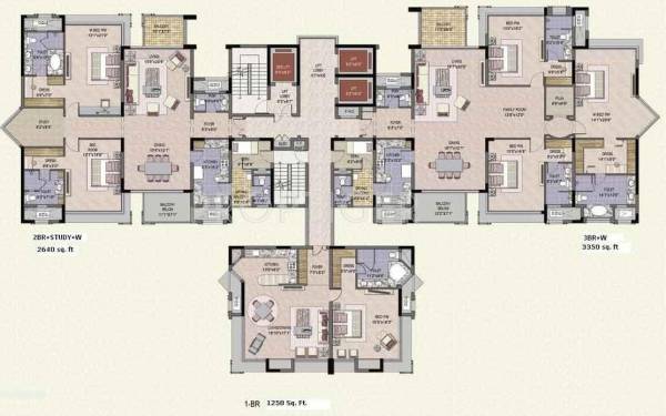 Images for Cluster Plan of Jaypee Crescent Court