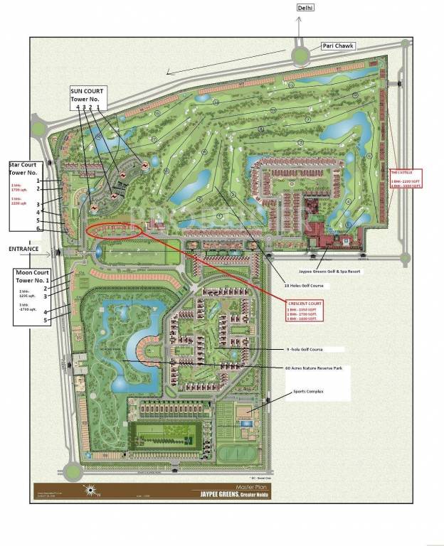 Images for Master Plan of Jaypee Crescent Court