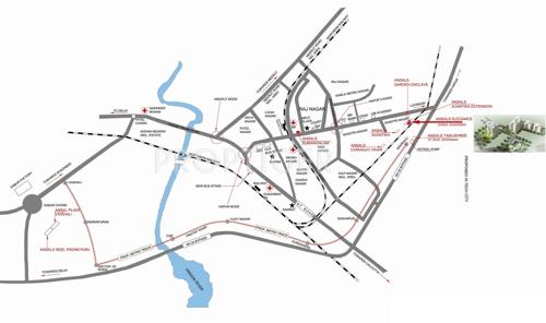  elegance Images for Location Plan of Ansal Elegance