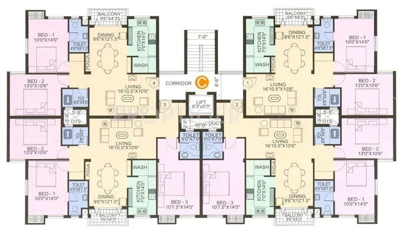 Images for Cluster Plan of Navin Subhamangala