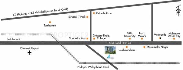 Images for Location Plan of Akshaya The Belvedere