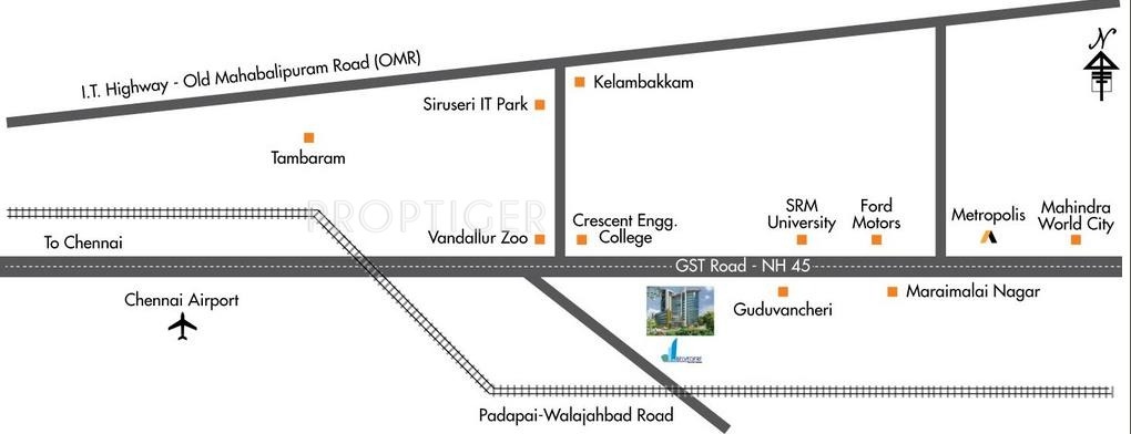 Images for Location Plan of Akshaya The Belvedere
