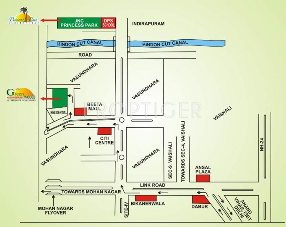  greenwoods Images for Location Plan of JNC Green Woods