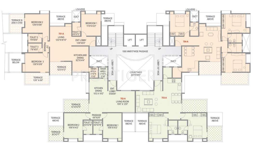 Images for Cluster Plan of MS Karan Athena A Building And B Building
