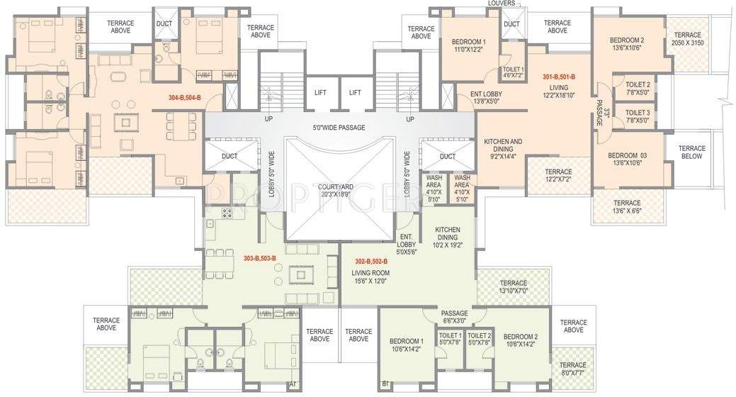 Images for Cluster Plan of MS Karan Athena A Building And B Building