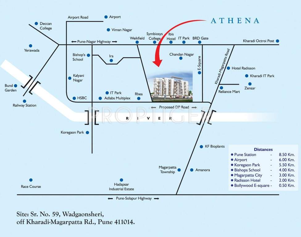Images for Location Plan of MS Karan Athena A Building And B Building