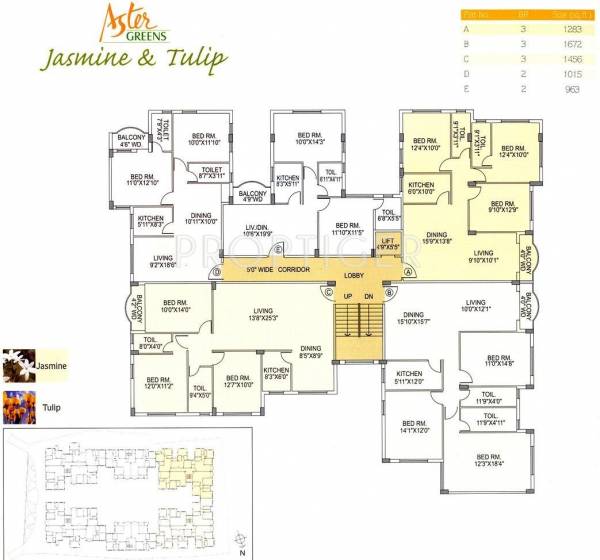 greens Jasmine Cluster Plan