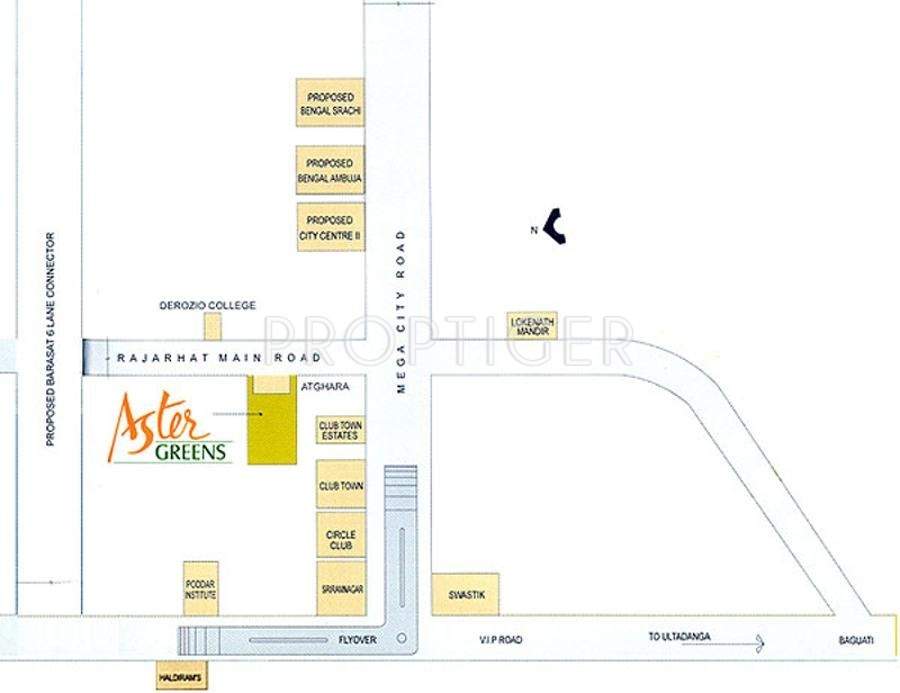 greens Images for Location Plan of Aster Greens