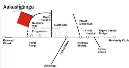 Images for Location Plan of Goel Ganga Developers Akash Ganga