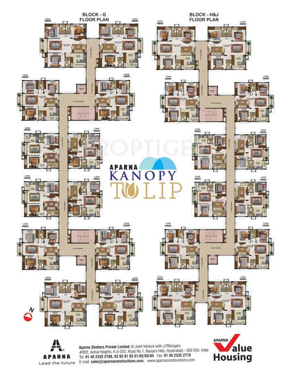  kanopy tulip Images for Cluster Plan of Aparna Kanopy Tulip