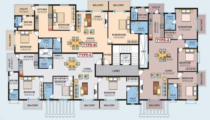  severia Single Block Cluster Plan