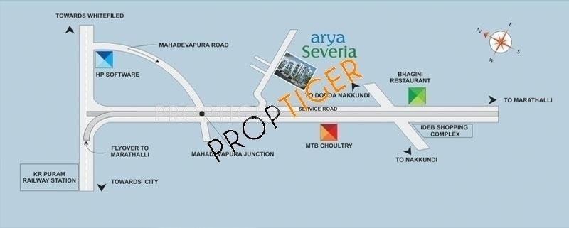  severia Images for Location Plan of Arya Realtors Severia