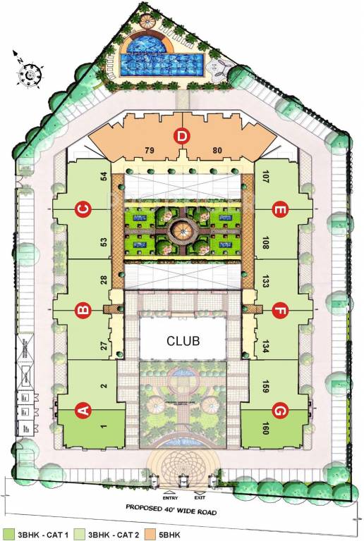  multitech towers Layout Plan
