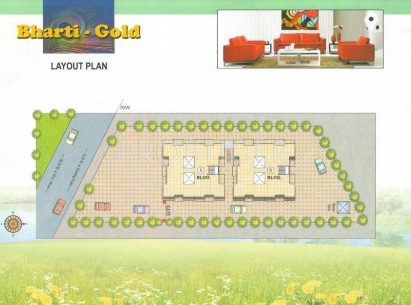 Bharti Developers Gold Layout Plan