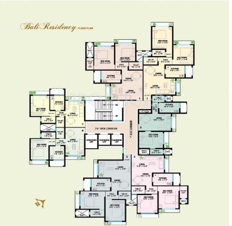  residency single Tower Cluster Plan