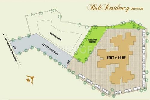  residency Images for Layout Plan of Bali Landmarks Residency