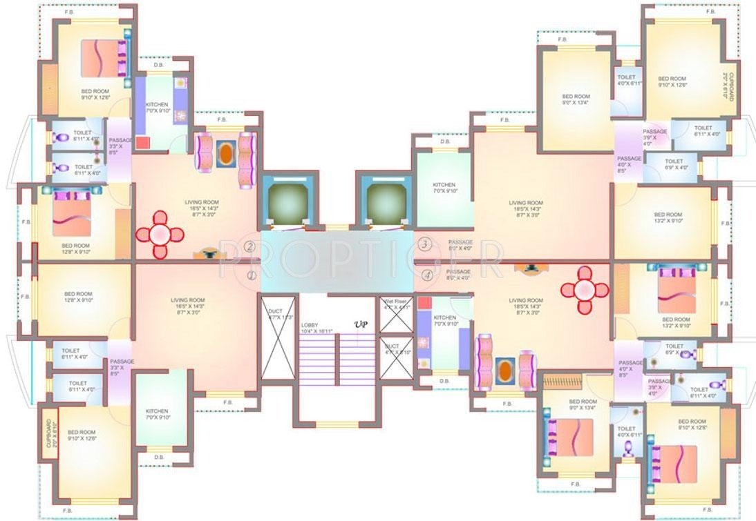Images for Cluster Plan of Shree Laxmi Mumbai Balaji Hill View