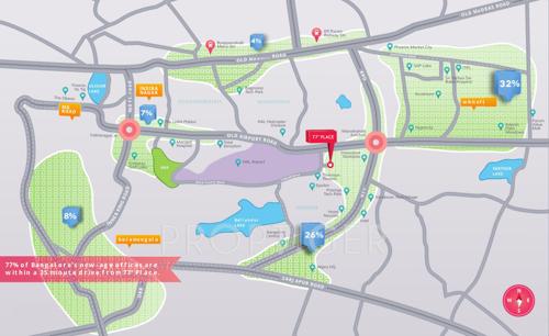  77-place Images for Location Plan of DivyaSree 77 Place