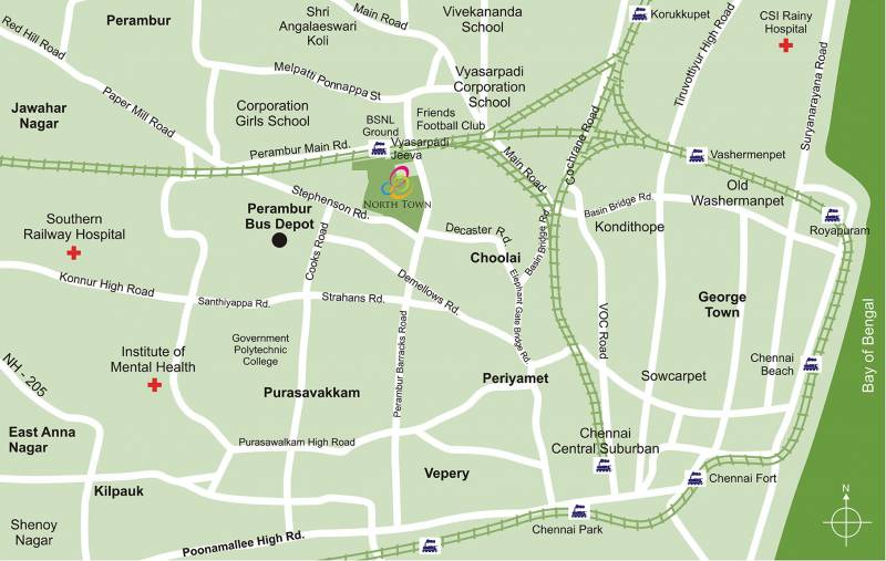 Images for Location Plan of Unitech Brahma